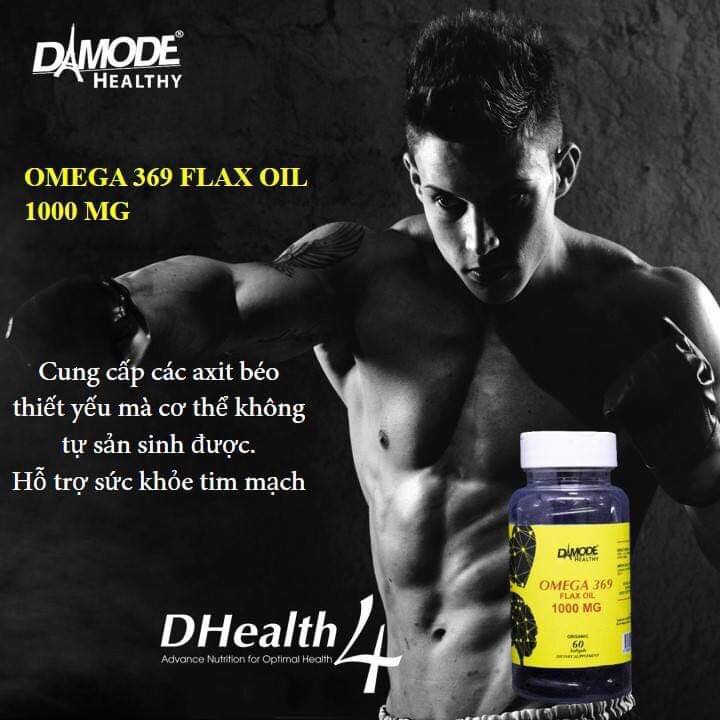 Hỗ Trợ Tim Mạch, Da, Tóc, Kháng Viêm - Omega 369